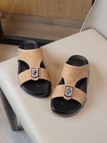 Children's Fashion Slippers / Children's Lightweight Soft-Sole Comfortable Open-Toe Sandals - Khaki - View 1