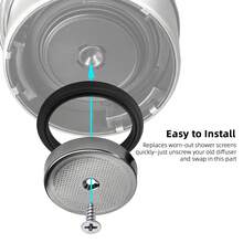 50mm Shower Screen Diffuser Replacement Compatible With Delongi EC685 EC680 EC9335M EC2351 Espresso Machines - Black - View 8