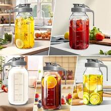 Tendencia64oz Mason Jarra De Vidrio Para Agua O Coffee TransparenteCalidad premium - Gris - Ver 9