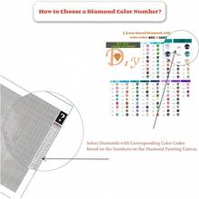 112 Colors Diamond Painting Beads 22400 Pieces 5d Round Drills Gem For Diamond Art DIY Art Accessories (Color Codes 892 To 3687) - 112色圓形鑽石200/色(3) - 查看 4