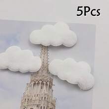 20 miếng dán hình đám mây mềm mại hai mặt, kích thước 1.65*0.91 inch, thích hợp để tự làm kẹp tóc, nơ, quần áo, mũ và giày dép - Miếng vá may vá chủ đề giả tưởng màu trắng/xanh dương, kẹp tóc thủ công. - Nhiều màu - Xem 13