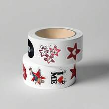 500 pièces d'autocollants de fille de musique urbaine Y2K, convenant pour décorer les guitares, les kits de batterie, les skateboards, les ordinateurs portables, les bouteilles d'eau, les valises, les téléphones portables, etc. - Autocollants décoratifs de bande dessinée imperméables et DIY. - Multicolore - Voir 10