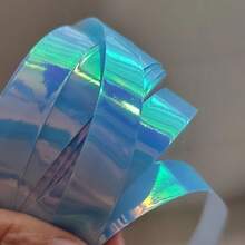 Multi-Functional High Adhesive Decorative Protective Film, Waterproof, Oil-Proof, No Residue, Mirror White/Colorful Options, Suitable For Fishing Rods, Magic Wands, Gymnastics Hoops/Sticks, DIY Handle Wrap Sticker, Equipment Beautification Upgrade Tool - Multicolor - View 2