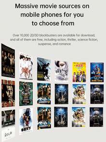 4K 3D VR Headset - Anti-Blue Light, Batteryless, Adjustable Ergonomic Lightweight VR Glasses, Compatible With Android/IOS Smartphones, Immersive Home Theater/Gaming VR Headset, Durable & Comfortable Multimedia VR Accessory