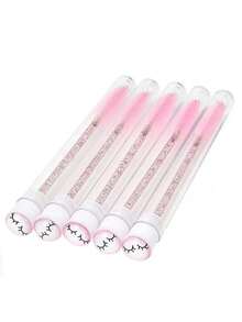 Bộ 10 cọ trang điểm mắt hình mặt cười lấp lánh, có nắp đậy chống bụi, có thể tái sử dụng, cọ chuốt mascara lấp lánh, hộp đựng trong suốt, cũng có thể dùng làm cọ kẻ lông mày, cọ tán phấn mắt, cọ xoắn ốc. - Nhiều màu - Xem 20