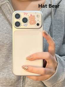 INS New Transparent High-Definition Lens Film Compatible With IPhone 17 Pro Max/Pro, Cute Cartoon Girl Design Applicable To Daily Shield, Office, Home Daily Shield Office Home Lens Protector Phone Camera Cover Waterproof Shockproof Anti-Fall Scratch Resistant - Multicolor - View 4