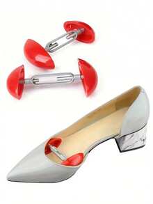 2/4pcs Adjustable Shoe Stretchers, High Heel Shoe Shapers, Easy To Use, Made Of Durable Plastic, Designed For Widening And Shaping Women's High Heels, Loafers And Dress Shoes. These Mini Shoe Stretchers Help Maintain Shoe Shape By Expanding The Toe Box Area, Useful For Closet Organization And Shoe Care, Shoe Accessories Suitable For Narrow/Wide Feet Shoe Inserts.