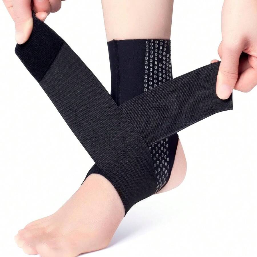 2 Pcs/ 1pcs Sports Ankle Brace - Prevents Sprained Ligaments And Ankle Joint Injuries. Special Protective Gear With Pressure Bandage. - 彩色 - 查看 1
