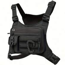 Men's Tactical Chest Bag, Outdoor Tactical Vest, Multifunctional Backpack - Multicolor - View 9