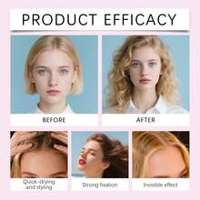 Wig Spray, 4oz Wig Adhesive Spray, Containing Glycerin, Hyaluronic Acid, And Alcohol.  Invisible And Easy To Apply, Lightweight And Long-Lasting, Providing Strong Hold. Suitable For Daily Temporary Styling Of Lace Front Wigs And Hairpieces. A Must-Have For Summer Parties, Perfect For Personal Use Or As A Gift. - 120ml - Xem 10