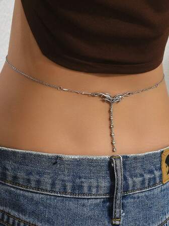 Cadena para el Body de bikini de moda y única para mujeres, diseñada como una cadena para la cintura