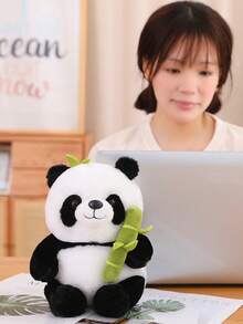 1个可爱熊猫毛绒玩具，节日礼物，男女皆宜 - 彩色 - 查看 15