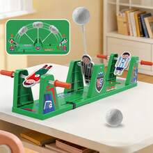 Children's Soccer Star Themed Desktop Football Battle Toy Set, Includes Player Standees, Soccer Ball, Battle Base, Control Rods, Simulated Player Match Interaction (Immersive Role-Playing Fun), Birthday / Children's Day Fun Gift - Multicolor - View 8