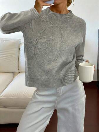 كنزة صوفية نسائية شتوية/خريفية بتصميم حر، موضة بسيطة للعمل والحياة اليومية، أنيقة وفاخرة، دافئة وشاملة، تخفيف الوزن، أنيقة وكورية الطراز