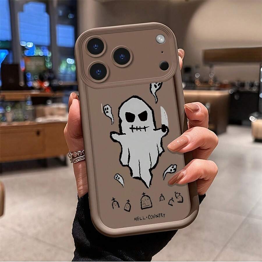 Basic Phone Cases - Stepped Shell 17 - Evil Ghost - SKU2 - View 1