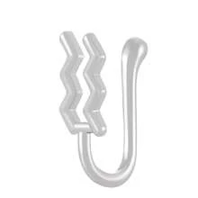 朋克风十二星座图案铜质鼻环,女士假鼻环饰品,适合日常休闲、情人节、度假、节日佩戴,也是送给女性的礼物、女士饰品、闺蜜礼物的理想之选。 - 銀色1 - 查看 12