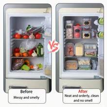 8 Pack Food Storage Containers -  Airtight Kitchen Storage For Cereal, Flour, Sugar & Baking Supplies With  Labels & 1 Marker - White - View 5