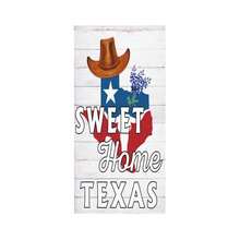 Sweet Home Texas Door Cover Banner Decoration Backdrop Porch Sign For Holiday Party Indoor Outdoor Decor One Size,OneSize,SweetHomeTexas - SweetHomeTexas - View 8
