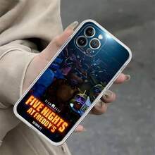 Funda de teléfono F-Five-Nights-At-Freddys compatible con  17 16 15 14 Plus 13 12 11 Pro Max, funda transparente a prueba de golpes, funda compatible con  17 pro max, funda  17 pro, funda  17, funda  16 pro max - z8 - Ver 9