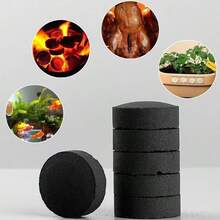 100pcs Black Quick Lighting Charcoal For Incense