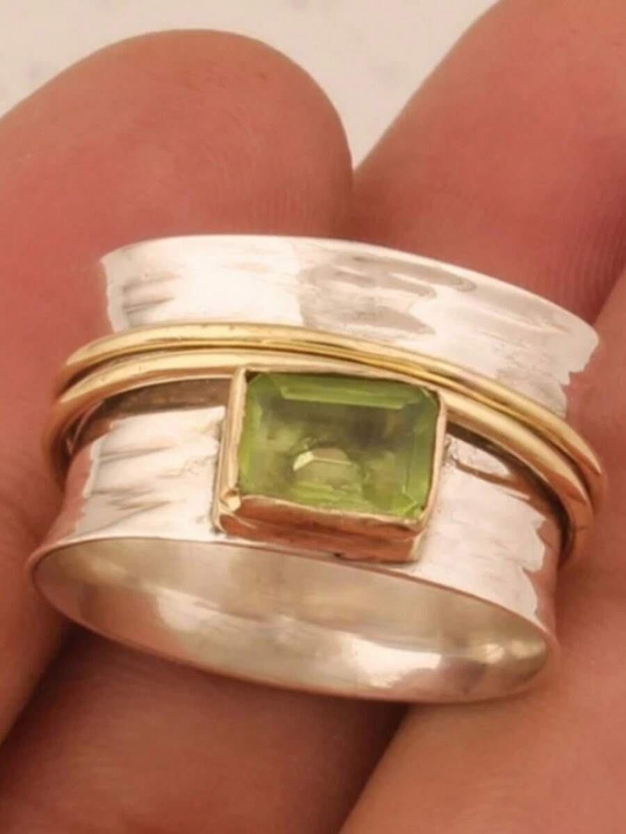 1 chiếc nhẫn Cubic Zirconia thanh lịch dành cho nữ, thích hợp làm quà tặng đám cưới, lễ đính hôn, kỷ niệm, tiệc tùng hoặc ngày Valentine. - 1 # - Xem 1