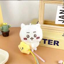 3Pcs-Chi-Ka-Wa Plush Doll Pendant Star Hugging Series Hachiware USAGI Cute Cartoon Keychain Hanging Keychain Plush Doll Accessories Toys - 3 chiếc - Xem 5