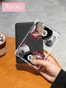 Ayotu 1 pièce Étui de protection avec imprimé léopard, boule disco et motif cerise, compatible avec Kindle/KOBO, compatible avec Kindle Paperwhite 12e génération (sortie 2024) / Kindle 11e génération (sortie 2024) / Kindle Colorsoft Signature Edition / Kobo Libra Colour, anti-chute, coque de protection transparente full-coverage, coque souple en silicone - Multicolore - Voir 7