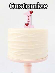 Personalized Name Cake Topper, Personalized Birthday, Wood Birthday Customization, Birthday Customization Name And Age, Making It The Perfect Gift For Family And Friends - Multicolor - View 5