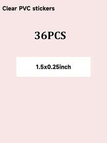 Customized Text Stickers, PVC Material Label Stickers, Personalized Text Decor, Creative Home Decor, Room Decor, Cups, Bottles, Small Gift Labels, Birthday, Wedding, Anniversary, Party Unique Decor, Back To School Fashion - Transparent PVC Sticker - View 12