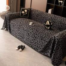 1件装毛绒沙发套，奢华简约沙发保护套，防滑防尘防刮，适用于客厅、卧室、办公室、书房