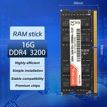 DiDTOCK 笔记本内存 DDR4 SODIMM 16GB 2666MHz 3200MHz 1.2V CL19 笔记本内存 - 黑與白 - 查看 2