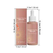 Self Tanning Drops Sunless Tanner Herbal Bronzing Serum Golden Glow Body Moisturizer Hydrating Tanning Lotion - 粉色 - 查看 10