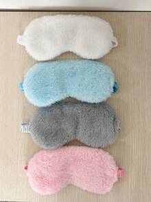 1-Piece Sleep Eye Mask, Soft Fleece Eye Mask, Cute Heart Cloud Eye Mask, Fleece Eye Mask, Nap Health Eye Mask, Silk Fleece Sleep Eye Mask, Comfortable Eye Mask, Colored Satin Night Light-Blocking Eye Mask - Multicolor - View 15