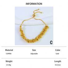 Dubai Multi Layer Gold Beads Bracelet 21k Gold Plated Arabian Islamic Religious Bangles Women Wedding Party Jewelry - Beads Bracelet - View 14