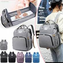 Oaoleer 1PC Diaper Baby Bag Backpack With Changing Station Changing Pad Nursing Bag Baby Shower Tote Bottle Bag Waterproof Large Capacity,Baby Registry Search,Newborn Essentials - Nhiều màu - Xem 11