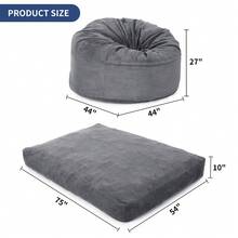 Huisuilinss Sofa Bed Mattress - 全淺灰色 - 查看 3