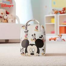 迪士尼米奇老鼠背包，时尚卡通手提包/单肩包，适合大学、生日礼物、返校礼物、日常通勤、旅行和购物，大容量，可用作购物袋、沙滩包、野餐包，适合女性和迪士尼粉丝，休闲旅行，趣味配饰，单肩设计，便携购物袋 - 彩色 - 查看 3