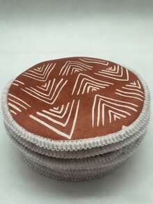 10 片装可水洗可重复使用的哺乳布垫，附赠 1 个迷你收纳袋 - 彩色 - 查看 4