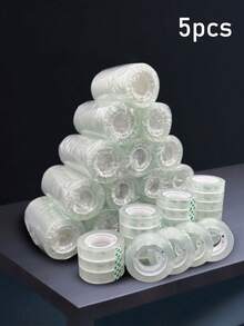 10卷高品质透明胶带，适用于礼品包装、文具、办公用品、DIY手工和家居用途，兼容胶带座