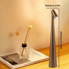 1 قطعة مصباح طاولة ديكوري للمنزل، غرفة المعيشة، غرفة النوم، المكتب، قابل للتعديل في السطوع، تحكم باللمس، إضاءة ديكورية حديثة - متعدد الألوان - مشاهدة 19