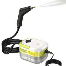 Portable Handheld Steam Cleaner With Brush Heads - Heavy Duty High Pressure Steam Mop For Kitchen, Bathroom Floors - Plug-In (F-Type Adapter) Power: 1200W, AC 220-240V - EU F Type Plug(220-240V) - View 14