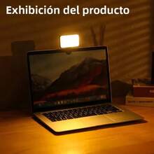 AMOROSA 1 Piece Portable Selfie Video Conference Clip Light For Phone Camera LED Clip Light For Video Conferences 3 Lighting Modes Rechargeable Portable Suitable For LaptopsPhonesTabletsVideo CallsMakeup Suitable For Selfies And Live Streaming Portable Light - A - View 4