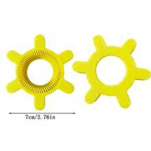 1个手动开瓶器/开罐器，符合人体工程学的黄色塑料开瓶器，齿轮设计，适合手部力量较弱的人士，可开启汽水和其他饮料。 - 彩色 - 查看 7