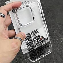 ¡Consigue una nueva funda para tu teléfono! Más Artículos: Funda para Teléfono Compatible con iPhone 17, 16E, 16, 15, 14, 13, 12, 11 Pro Max, Air, X, XR, XSMAX, 8, 7 Plus, con un Marco de Lente Plateado Metálico y una Cubierta Trasera Transparente y Suave. ¡Consigue una nueva funda para tu teléfono! - 1 pieza - Ver 1