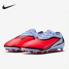 Nike 男士 PHANTOM 6 Pro AG-PRO 短钉足球鞋 - 藍色/紅色 - 查看 10