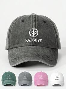 1pc Unisex Adjustable Casual Baseball Cap With 3-Coconut Tree Printing, Outdoor Wear