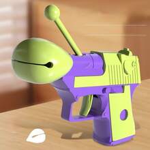 Creative Funny Launching Ball Toy Gun, Cute Stress Relief Desktop Toy, Interactive Parent-Child Party Entertainment Small Gift - Holiday Gift - Birthday Gift - Perfect Gift - Multicolor - View 1