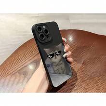 Personalized Glasses with Black Cat-Eye Lenses And a Fun Cat-Themed Phone Case, Compatible with Iphone 17, 16E, 16, 15, 14, 13, 12, 11 Mini Pro Max Air X XR XSMAX 8 7 Plus. It Features a Shockproof Matte Back Cover, Smartphone Protection Case - Estilo 1 (1 pieza) - Ver 5