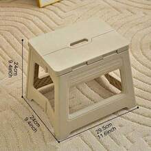 1个超轻可折叠迷你脚凳 - 坚固耐用且可调节，是居家、厨房、浴室、钓鱼和户外探险的理想之选 - 防滑、易于收纳、节省空间 - 彩色 - 查看 12