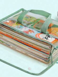 1 PC Transparent Waterproof Expandable File Bag, High-Quality Portable Transparent Folder Suitable For Office, School, And Events Like Graduation Season,Thanksgiving